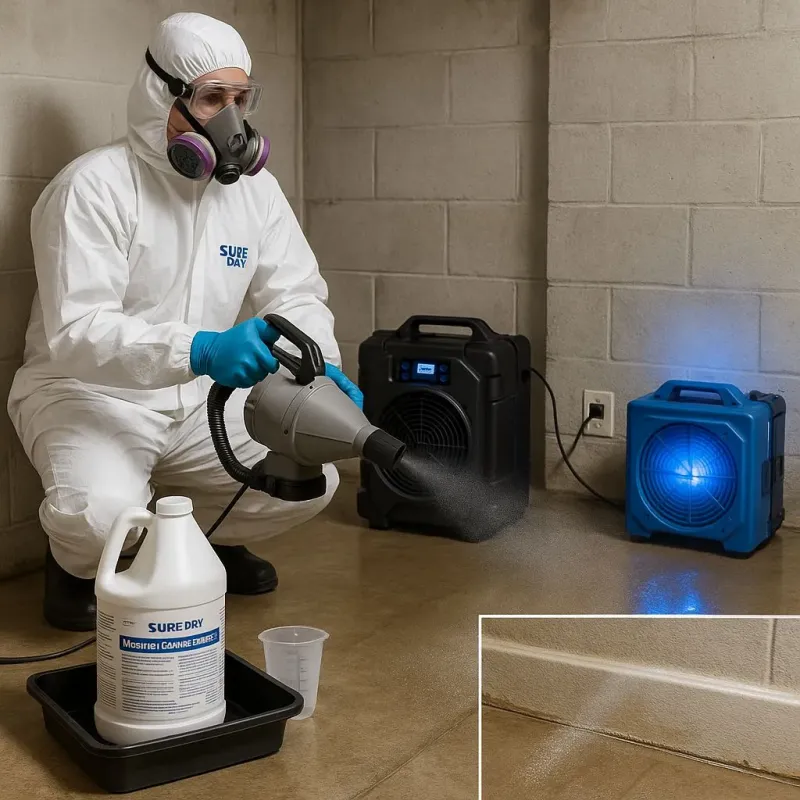 Sanitization and Odor Removal process in East Spencer, NC