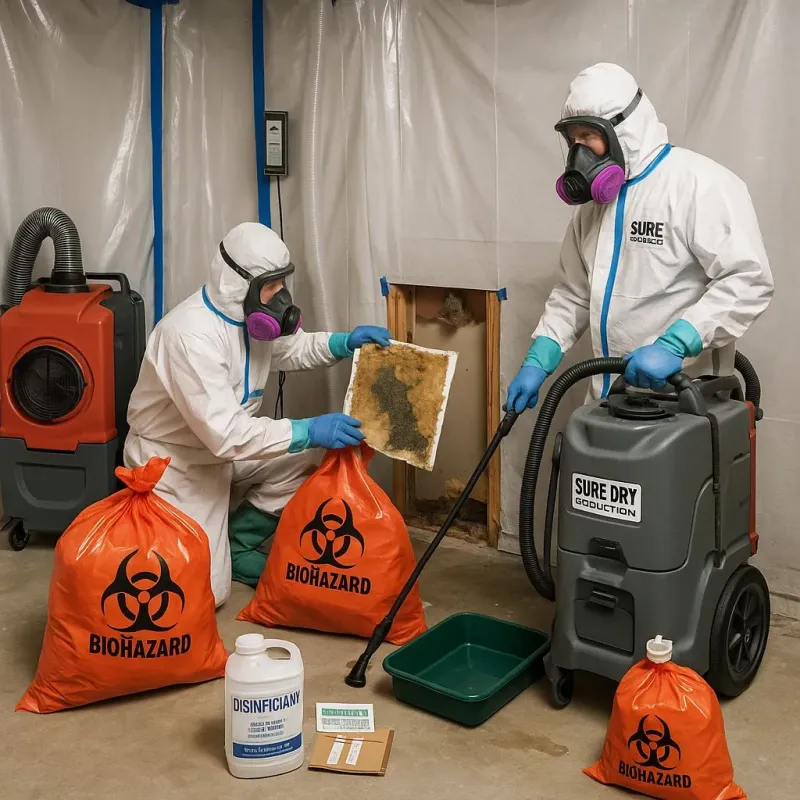 Contaminated Water Handling Protocols process in East Spencer, NC